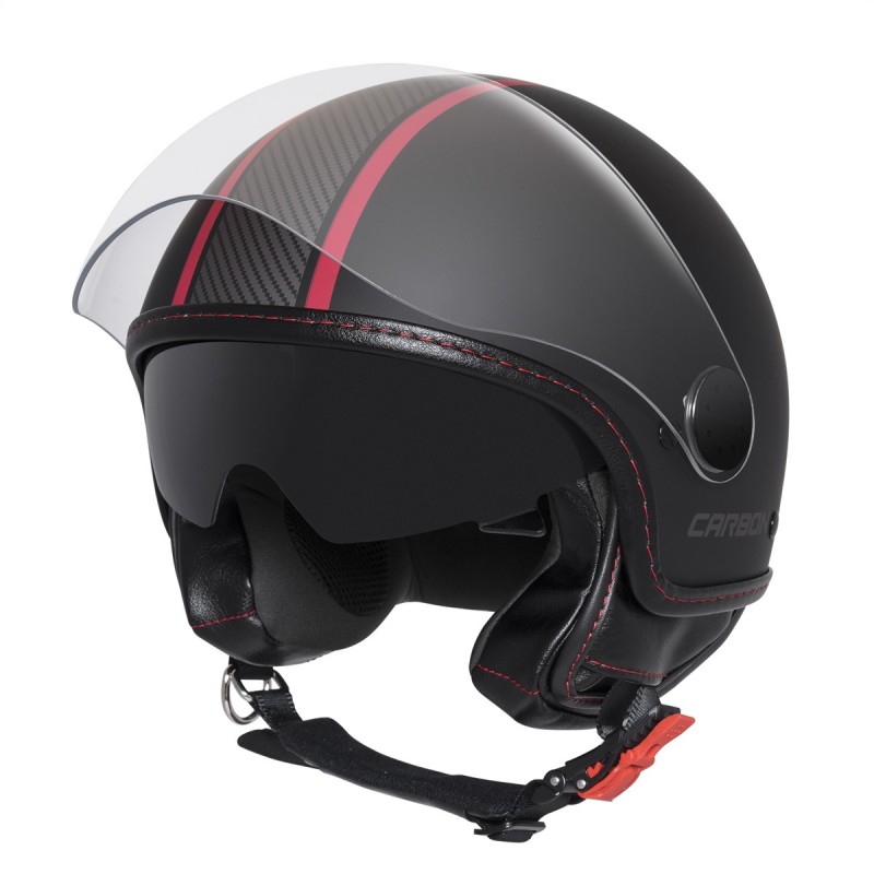 Casco Demi-Jet Retro 711 - Stile Vintage, Omologato ECE 22.05, Interno Removibile - Foto 11