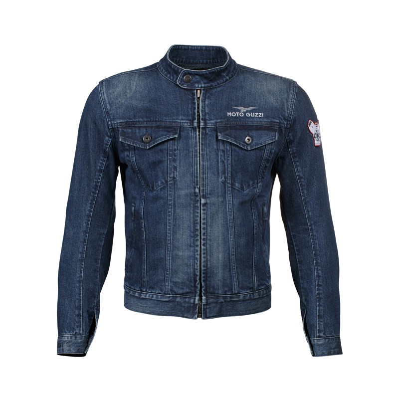 realidad montar Acumulativo MOTO GUZZI Madrid - CAZADORA GUZZI DENIM COLLECTION - Ropa, cascos y  equipamiento Moto Guzzi