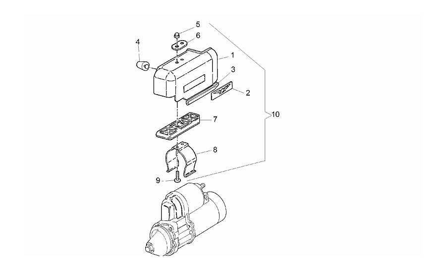 Tapa motor arranque