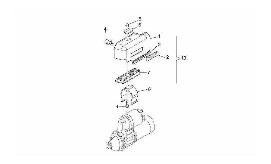 Tapa motor arranque