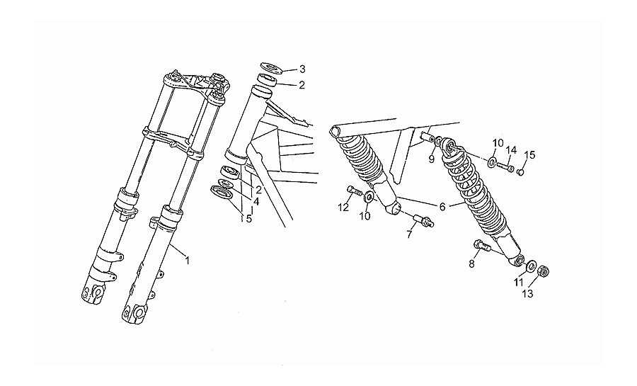 Suspension delantera/trasera