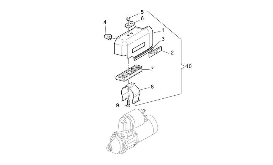 Tapa motor arranque