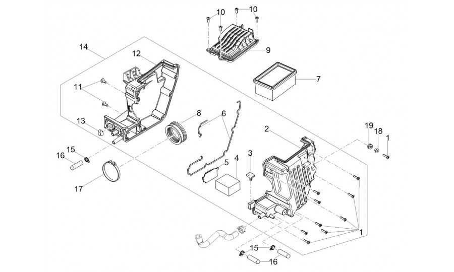 caja del filtro